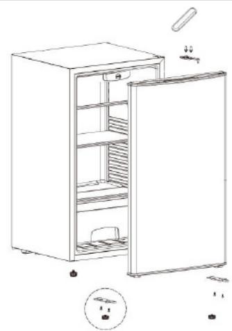 TRISTAR KB-7390 - INSTRUKTIONER FÜR VÄNDBAR DÖRR - 1
