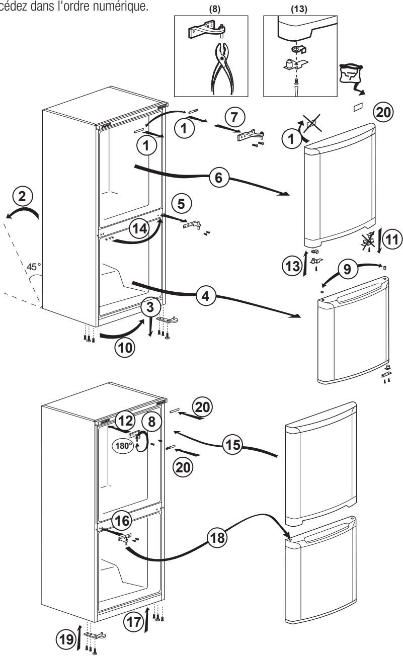 BEKO BRCNE560K40DSN - Réversibilité des portes - 1