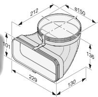 MIELE DG6 200 IN - Conduits pour la hotte intégrée - 4