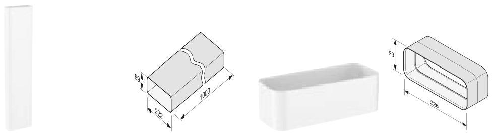 MIELE DG6 200 IN - Conduits pour la hotte intégrée - 1