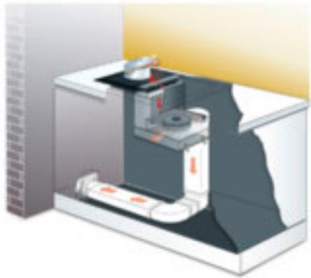 MIELE DG6 200 IN - Conduits pour la hotte intégrée - 2