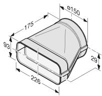 MIELE DG6 200 IN - Conduits pour la hotte intégrée - 2