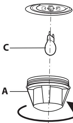 DELONGHI SGW554N - SOSTITUZIONE DELLA LAMPADA DEL FORNO (MODELLI CON LAMPADA ALOGENA) - 2