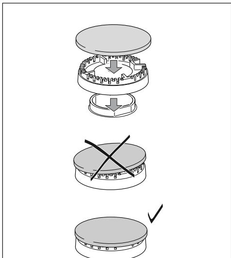 DELONGHI SGW554N - CORRETTO POSIZIONAMENTO DEI BRUCIATORI AUXILIARIO, SEMIRAPIDO E RAPIDO - 2