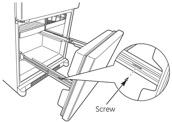GE GBR20DTERWW - REMOVE THE DRAWER FRONT - 1