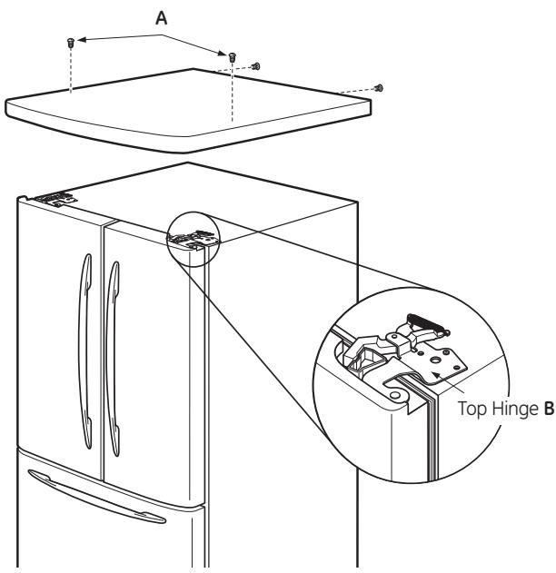 GE GBR20DTERWW - REINSTALL DOORS, DRAWERS AND TOP CAP - 1