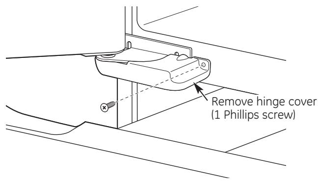 GE GBR20DTERWW - REMOVE THE REFRIGERATOR DOORS - 2