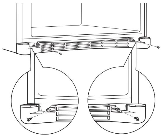 GE GBR20DTERWW - REMOVE THE BASE GRILLE (if needed) - 1