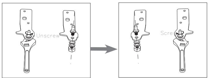 DOMO DO924DV - DRAAIRICHTING VAN DE DEUR WIJZIGEN - 5