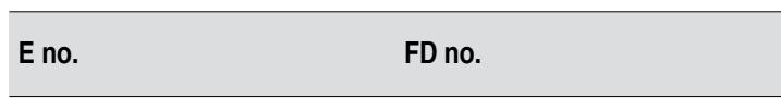 BALAY 3HB4331X0 - E number and FD number - 2