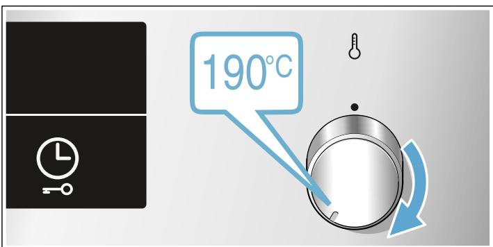 BALAY 3HB4331X0 - Setting the heating function and temperature - 2