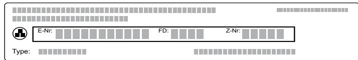 BALAY 3HB4331X0 - E number and FD number - 1
