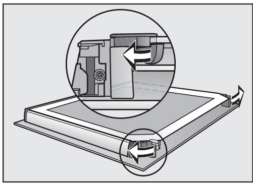 MIELE H 6165 BP - Désassemblage de la porte - 1