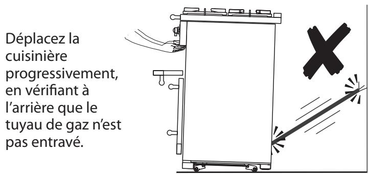FALCON PROFESSIONAL 1092 CONTINENTAL INDUCTION - Déplacement de la cusinière - 2