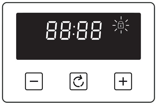 STOVES STERLING DELUXE S1000EI - Activation/désactivation du verrouillage des touches - 3