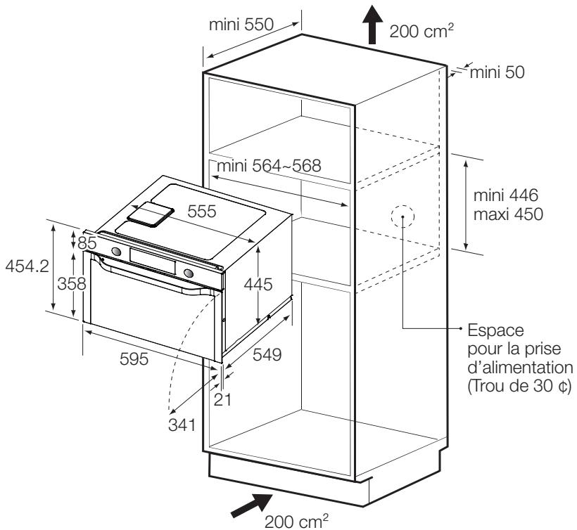 SAMSUNG NQ50C7935ES  -  NQ50C7935ES/EF - Installation dans l'élément - 4