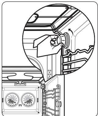 SAMSUNG NQ50C7935ES - NQ50C7935ES/EF - Ersetzen der rückseitigen Ofenlampe und Reinigen der Glaskappe - 1