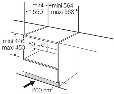 SAMSUNG NQ50C7935ES  -  NQ50C7935ES/EF - Installation dans l'élément - 6