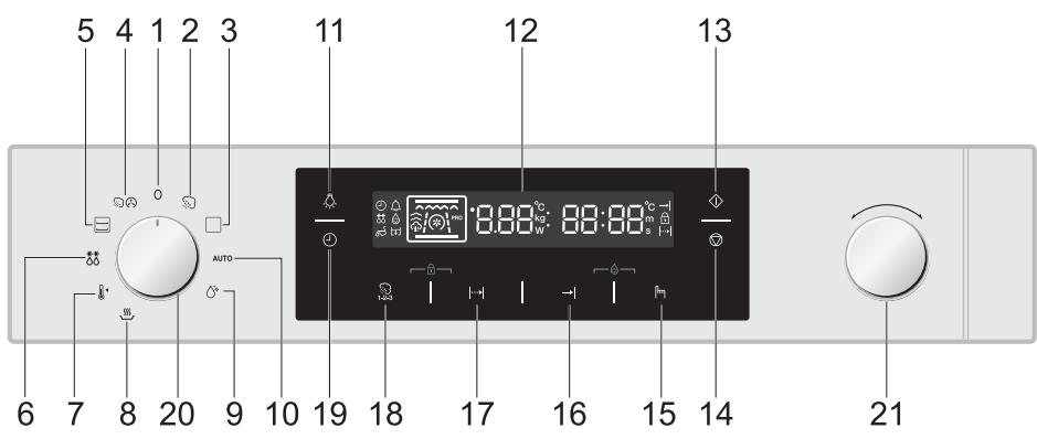 SAMSUNG NQ50C7935ES - NQ50C7935ES/EF - BEDIENELEMENTE DES GERÄTS - 1