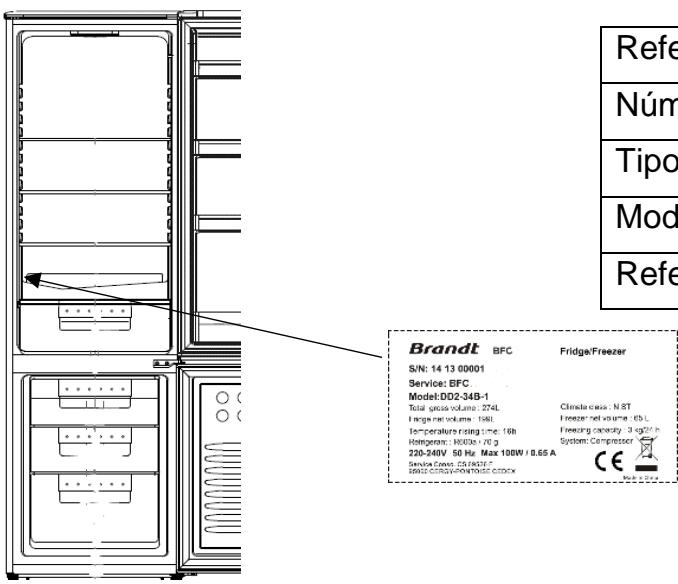 BRANDT BFC9560NX - Intervenciones - 1
