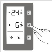 DE DIETRICH DKD1145S - Freezer temperature settings - 1