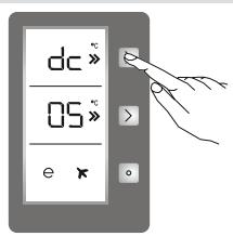 DE DIETRICH DKD1145S - During this mode; - 1