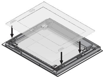 SMEG SCP108RS-8 - Remise en place des vitres : - 5