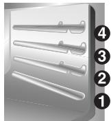 SMEG SCP108RS-8 - Plaques d'enfournement - 1
