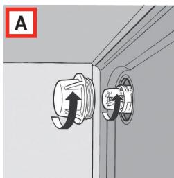 FRANKE CR 66 M BK/F - Substituição da lâmpada doorno - 1