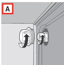 FRANKE CR 66 M BK/F - Replacing the oven lamp - 1