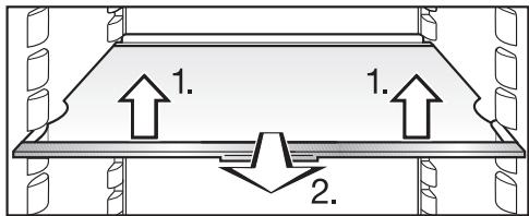 MIELE K 35442 IF - Modification de la position de la clayette / clayette éclairée - 1