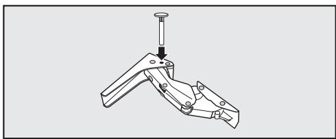 MIELE K 35442 IF - Fixation de l'amortisseur de fermeture de la porte - 3