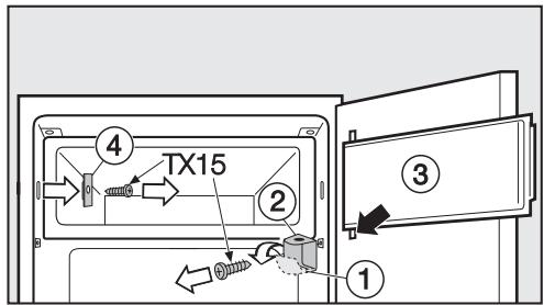 MIELE K 35442 IF - Porte du compartiment de congélation - 1