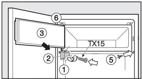 MIELE K 35442 IF - Porte du compartiment de congélation - 3