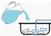 WHIRLPOOL COOK 30 - Suivez le processus ci-dessous (par exemple pour des pâtes) : - 4