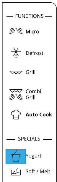 WHIRLPOOL COOK 30 - YOGURT(disponible solo sul modello MWP 303) - 1