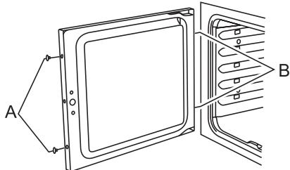 FALCON PROFESSIONAL 1092 DELUXE CT - Verwijdersen van het buitenste deurpaneel van de oven - 1