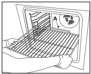 WHIRLPOOL AKZM756/IXL - INTRODUCTION DE GRILLES ET AUTRES ACCESSOIRES À L'INTÉRIEUR DU FOUR - 1