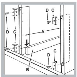 HOTPOINT FT8501ANHAS - Centrage et fixation - 1