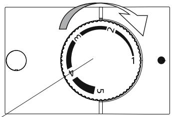 ARTHUR MARTIN AJF4850JOX - Niveau du thermostat : - 2