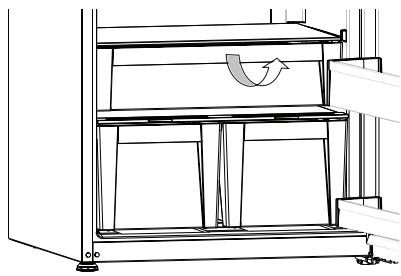 ARTHUR MARTIN AJF4850JOX - Removing the Chiller shelf - 1