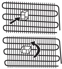 ARTHUR MARTIN AJF4850JOX - If your fridge doesn't have a fan condenser, in other words, back side of your fridge is like below: - 1