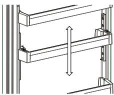ARTHUR MARTIN AJF4850JOX - Adjustable door shelf (In some models) - 2