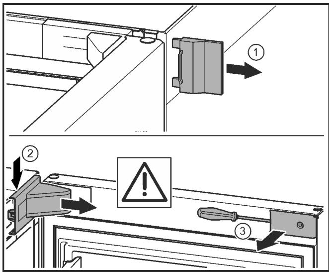 LIEBHERR CBNEF5715 - Reversing the door - 1