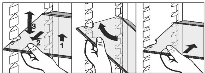 LIEBHERR CBNEF5715 - Moving or removing shelves - 1