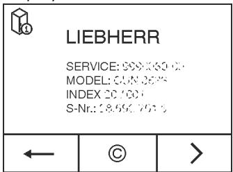 LIEBHERR CBNEF5715 - WARNING - 1