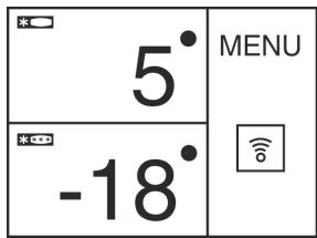 LIEBHERR CBNEF5715 - Showing the WiFi status on the Home screen - 1