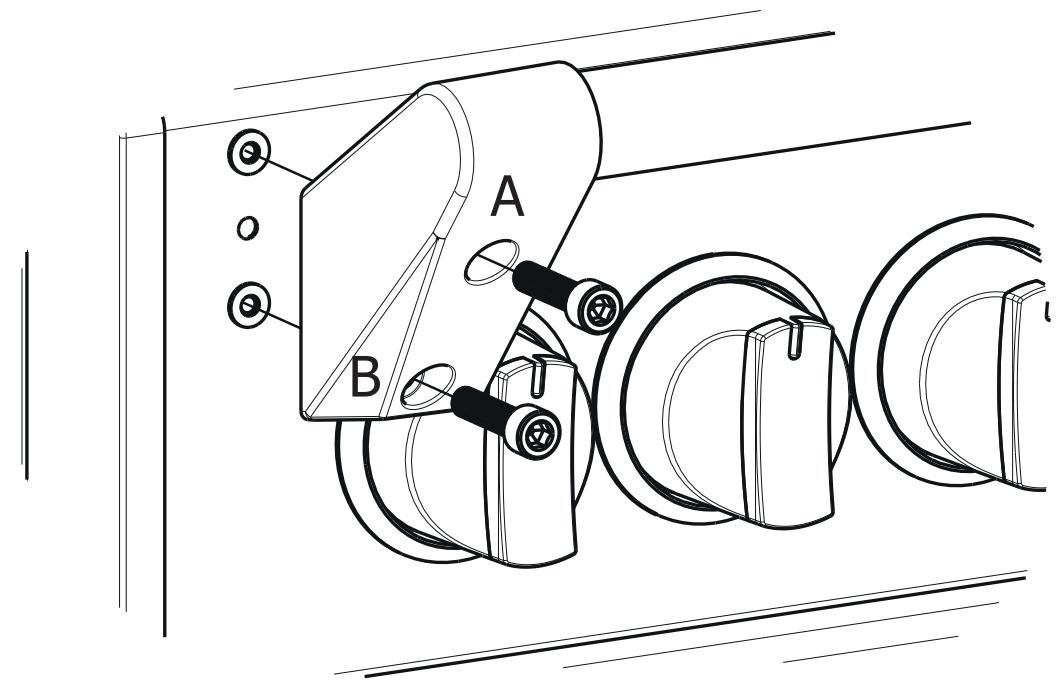 STOVES RICHMOND DELUXE S900EI - Installer le portes-servlets (si applicable) - 1