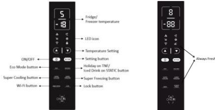 HOOVER HMNV 7184 DXT - TOP FEAUTRED VERTICAL DISPLAY (Only on some models) - 1
