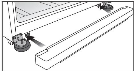 BEKO CN142230X A++ - Installazione della copertura di ventilazione inferiore - 1